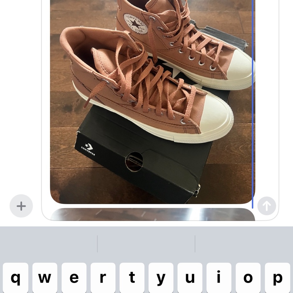 Converse High-Top Sneakers in Brown